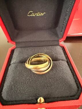 Cartier Trinity Interlocking Ring in Yellow Gold